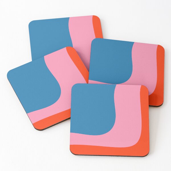Item preview, Triple Wave Modern Minimalist Pattern in Pop Colors designed and sold by kierkegaard.