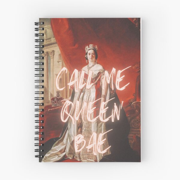 Item preview, Queen Victoria "Call me Queen Bae" Altered Art with Quote designed and sold by WanderingIllust.