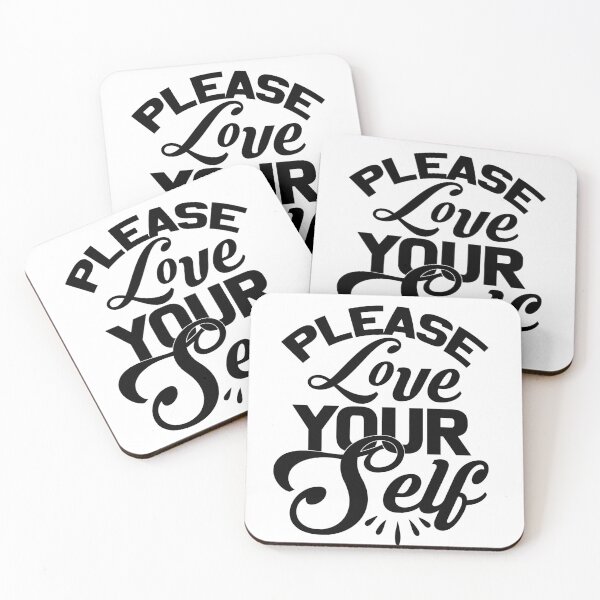 Item preview, Please Love Your Self Make Yourself Proud Inspirational Motivational Quotes Saying Happy Life Apparel Essential Motivation Inspiration Joy Mood designed and sold by DesignByHeartUK.