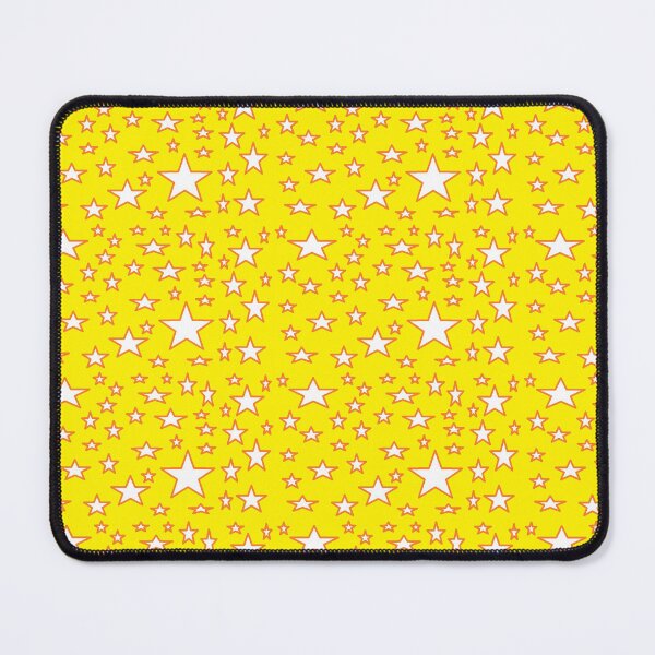 Item preview, Volksbolts/KABFA Designs, Art By Miss Katrina L Slomczynski White Stars on Gold Yellow background designed and sold by KABFA Designs.