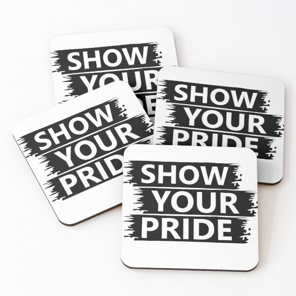 Item preview, Show Your Pride Make Yourself Proud Inspirational Motivational Quotes Saying Happy Life Apparel Essential Motivation Inspiration Joy Mood designed and sold by DesignByHeartUK.