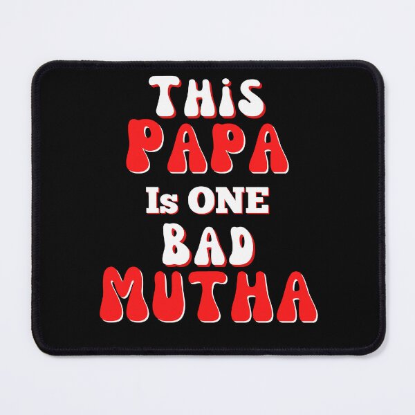 Item preview, Retro This Papa is One Bad Mutha Father's Day Birthday Gift designed and sold by podguy.