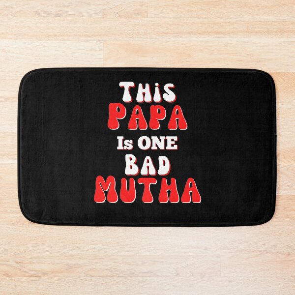 Item preview, Retro This Papa is One Bad Mutha Father's Day Birthday Gift designed and sold by podguy.