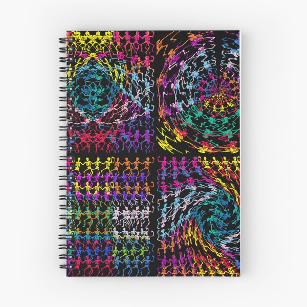 Item preview, DANCING RAINBOW SKELETONS designed and sold by Neil Finnemore.