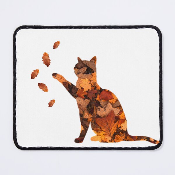 Item preview, Autumn Cat: Fall Leaves Cat designed and sold by Catspeople.
