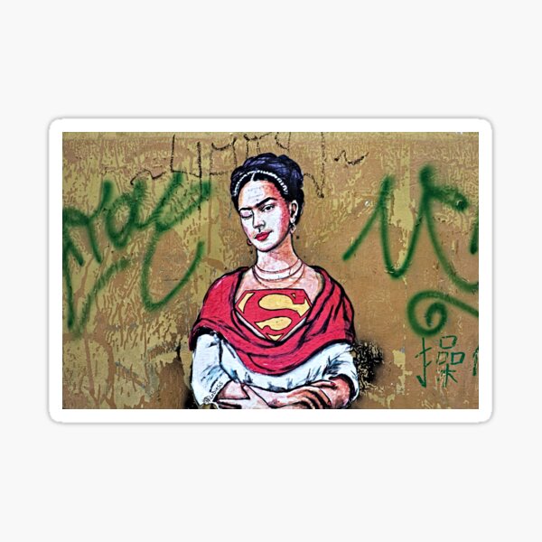 Item preview, Frida Kahlo Mexican Artist Graffiti Street Art designed and sold by worldways.