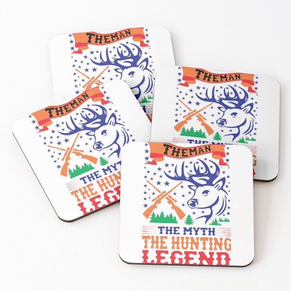 Item preview, The Man The Myth Hunting Legend Loving Hunting Evolution of Hunter Only Talent Hunting Funny Hunt Gift Premium Apparel Funny Holiday Xmas designed and sold by DesignByHeartUK.