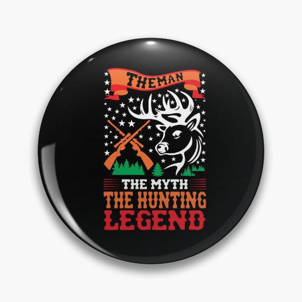 Artikelvorschau, The Man The Myth Hunting Legend Loving Hunting Evolution of Hunter Only Talent Hunting Funny Hunt Gift Premium Apparel Funny Holiday Xmas entworfen und verkauft von DesignByHeartUK.