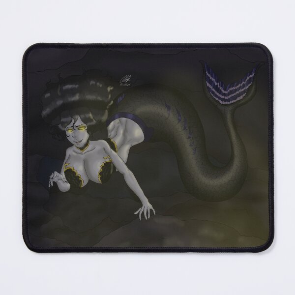 Item preview, Underwater Cave Mermaid designed and sold by OliverIlustra.