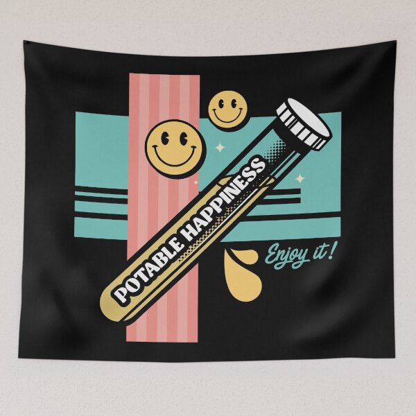 Item preview, Potable Happiness designed and sold by retrippy.