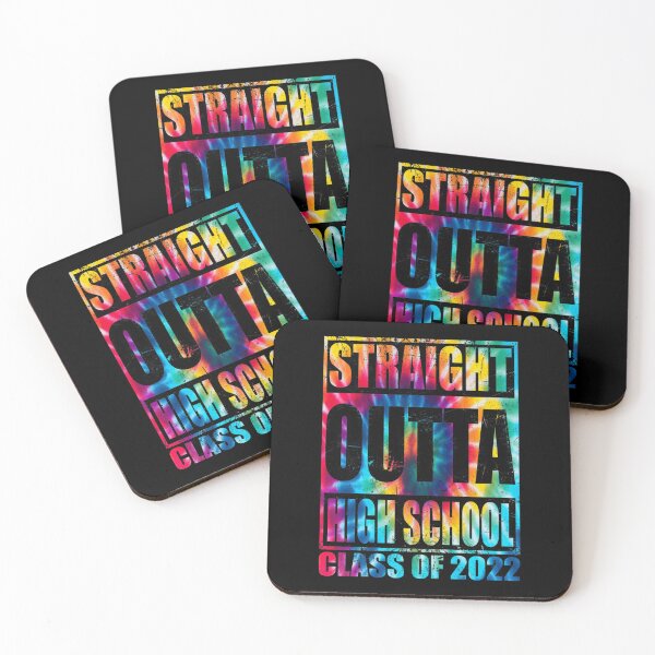 Item preview, Straight Outta High School Graduation 2022 Tie Dye Senior 22   designed and sold by Anya Byron.