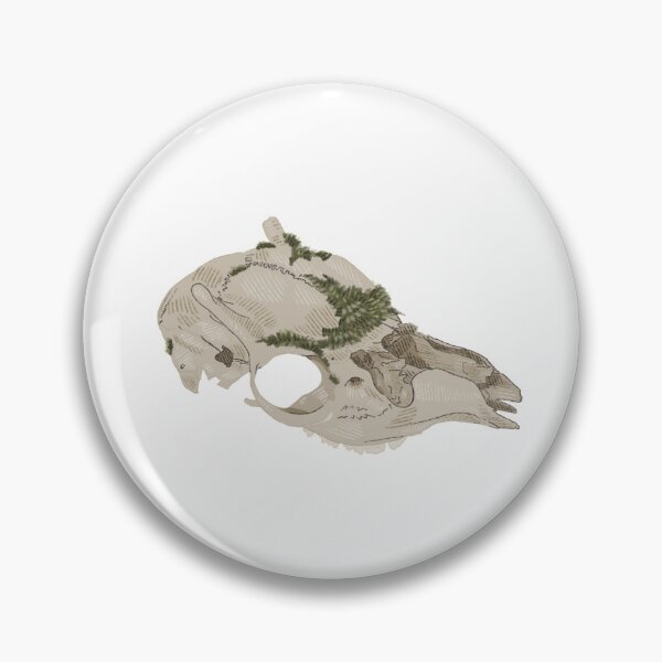 Item preview, Mossy Deer Skull designed and sold by binturbaras.