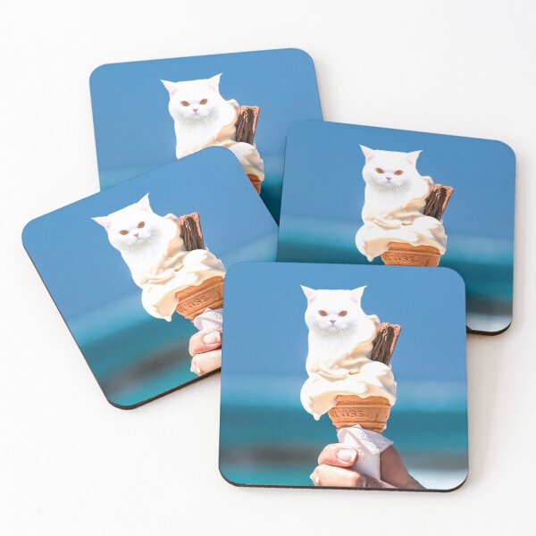 Item preview, White Cat Ice Cream designed and sold by Catspeople.