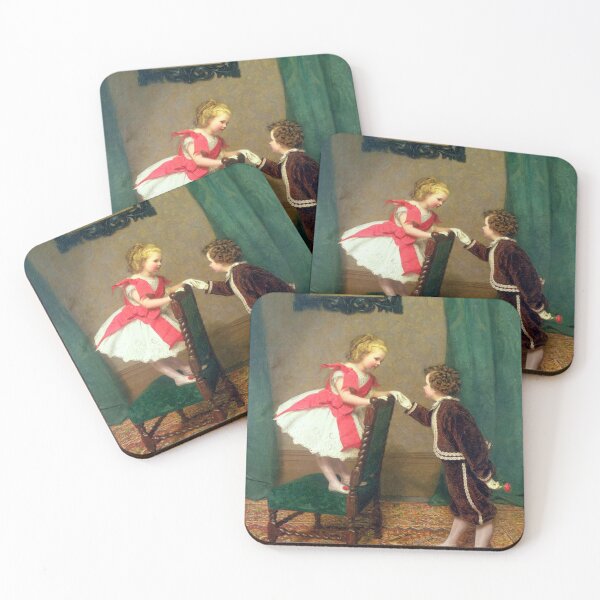 Item preview, Miss Lily"s First Flirtation, 1867 Edith Hayllar  designed and sold by TeeARTHY.