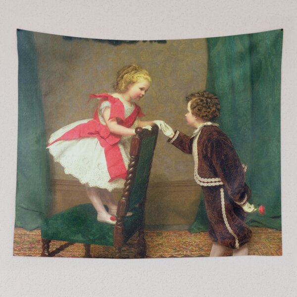 Item preview, Miss Lily"s First Flirtation, 1867 Edith Hayllar  designed and sold by TeeARTHY.