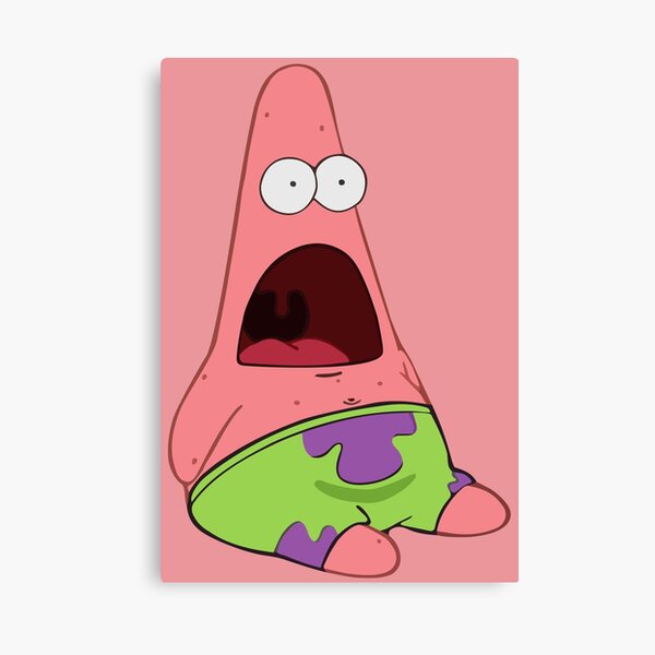 Surprised Patrick Canvas Print