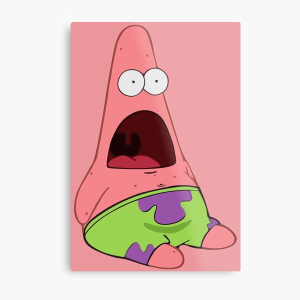Patrick sorprendido Lámina metálica