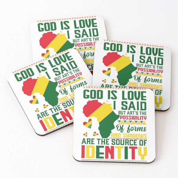 Item preview, God is Love I said But Arts The Possibility of Forms And Shadows Are the Source of Identity Life Apparel Essential Motivation Inspiration Joy Mood designed and sold by DesignByHeartUK.