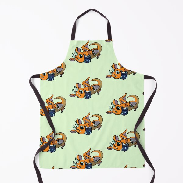 Item preview, Flying Cute Orange and Blue Dice Goblin Dragon Baby designed and sold by Winging-It.