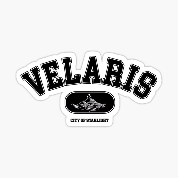 Item preview, ACOTAR Velaris College Sweatshirt Logo Purple Background designed and sold by baranskini.