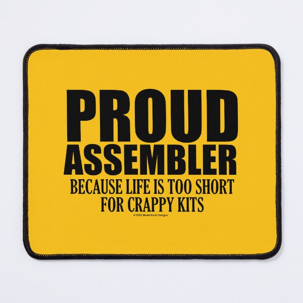 Item preview, Proud Assembler (Black) designed and sold by ModelNoob.
