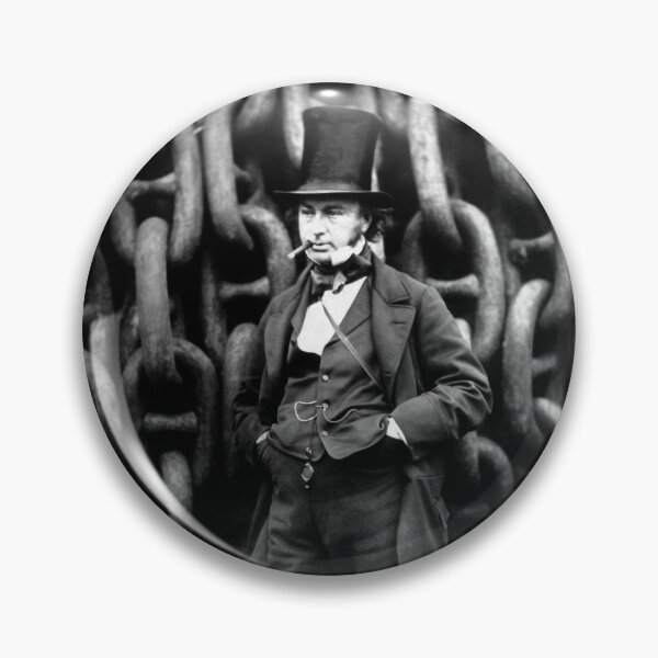 Item preview, Isambard Kingdom Brunel With Launching Chains Of The SS Great Eastern - 1857 designed and sold by warishellstore.