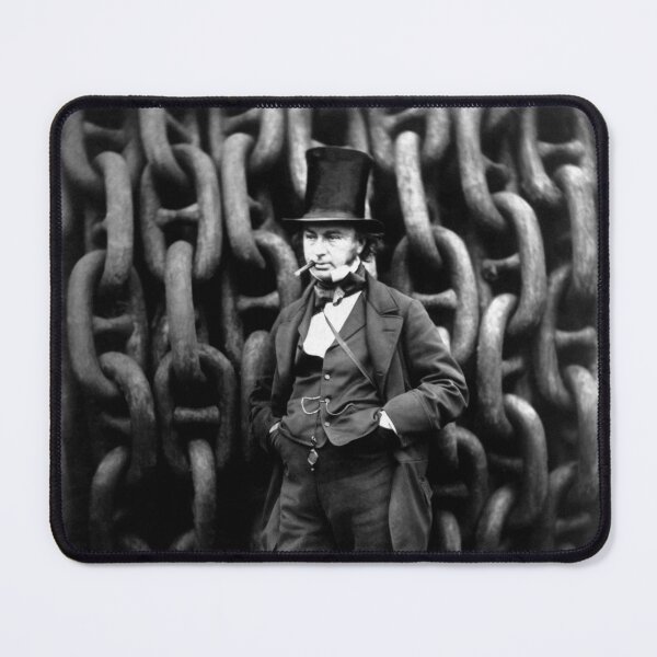 Item preview, Isambard Kingdom Brunel With Launching Chains Of The SS Great Eastern - 1857 designed and sold by warishellstore.