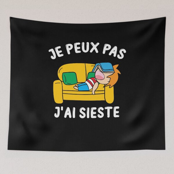 Item preview, Je Peux Pas J'ai Sieste Cadeau Drôle Dormir Humour designed and sold by Lenny Stahl.