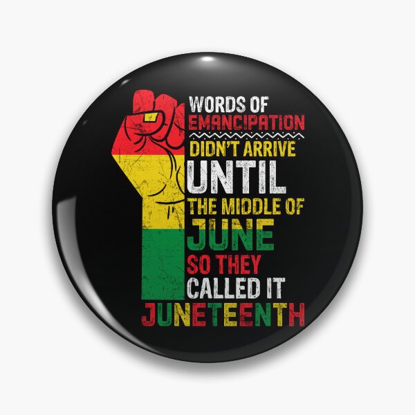 Item preview, Words of Emancipation Didn't Arrive Until The Middle of June So they Called it  Juneteenth Celebration His Mind Are the Source of Identity Life Apparel Essential Motivation Inspiration Joy Mood designed and sold by DesignByHeartUK.
