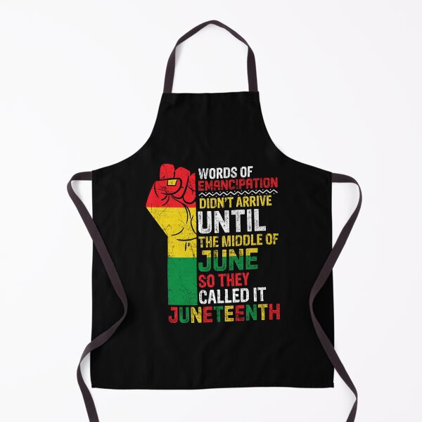 Item preview, Words of Emancipation Didn't Arrive Until The Middle of June So they Called it  Juneteenth Celebration His Mind Are the Source of Identity Life Apparel Essential Motivation Inspiration Joy Mood designed and sold by DesignByHeartUK.