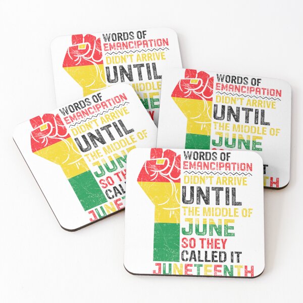 Item preview, Words of Emancipation Didn't Arrive Until The Middle of June So they Called it  Juneteenth Celebration His Mind Are the Source of Identity Life Apparel Essential Motivation Inspiration Joy Mood designed and sold by DesignByHeartUK.