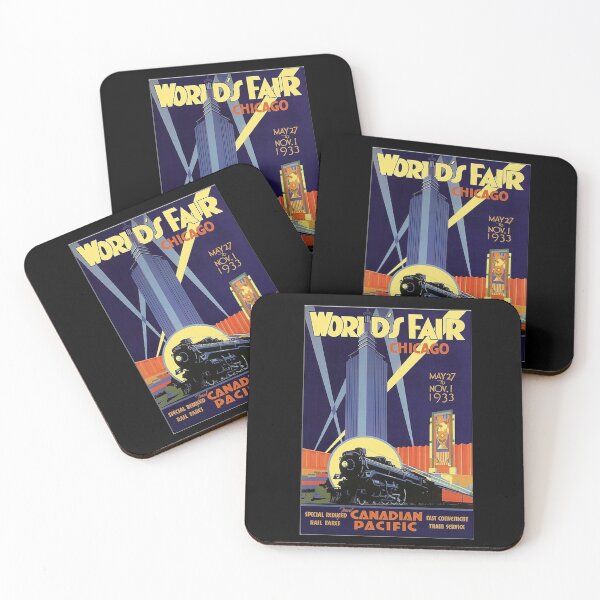 Item preview, Canadian Pacific Railway Worlds Fair -  Norman Fraser 1933 - Vintage Travel designed and sold by Culturio.
