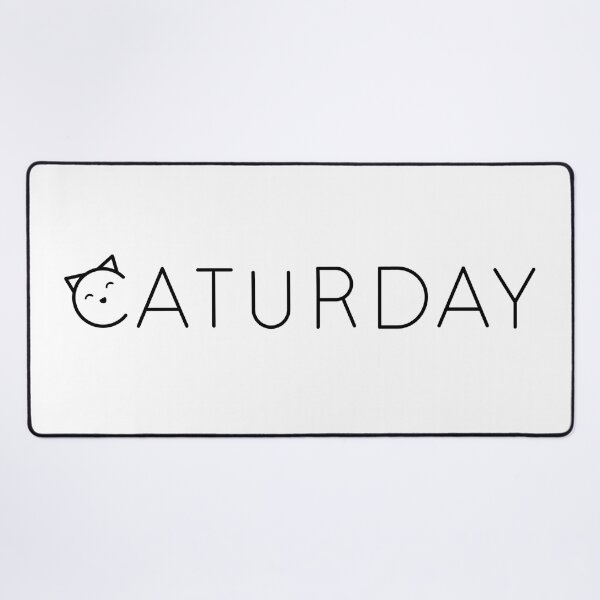 Item preview, Caturday designed and sold by bubbliciousart.