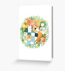 springtime snooze. Greeting Card