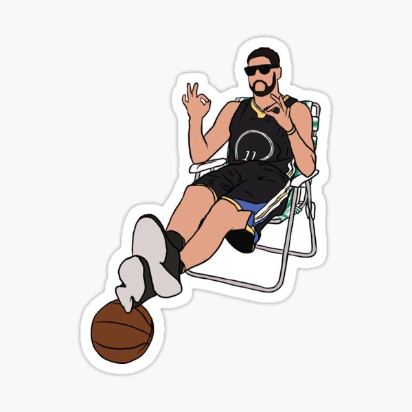 Klay Thompson Chillin' Sticker