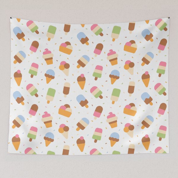 Item preview, Cute Summer Ice Cream Seamless Pattern designed and sold by JABG-01.