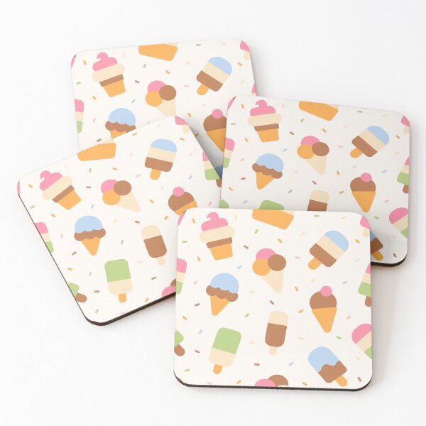 Item preview, Cute Summer Ice Cream Seamless Pattern designed and sold by JABG-01.