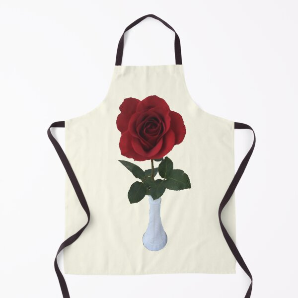 Item preview, Dark Red Rose in a White Vase  designed and sold by Amanda1775.