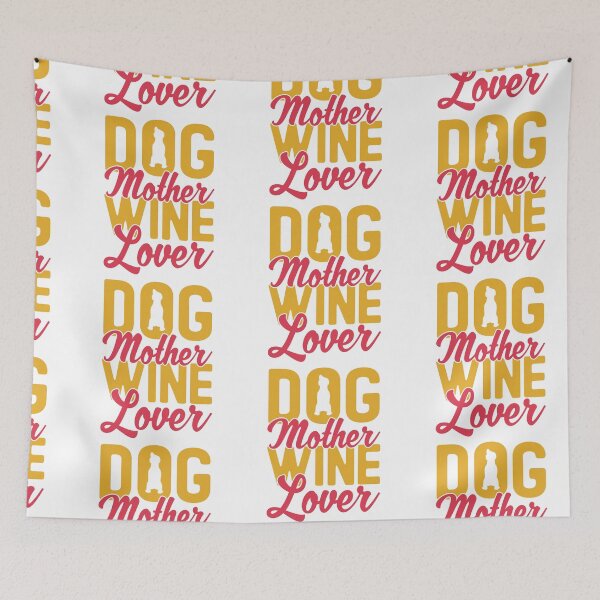 Item preview, Dog Mother Wine Lover Love Puppy Bulldog Boxer Bull Terrier Dad Best Pug Dad Pug Love Ever Gift Premium Apparel Funny Holiday Xmas designed and sold by DesignByHeartUK.