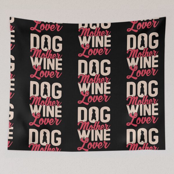 Item preview, Dog Mother Wine Lover Love Puppy Bulldog Boxer Bull Terrier Dad Best Pug Dad Pug Love Ever Gift Premium Apparel Funny Holiday Xmas designed and sold by DesignByHeartUK.