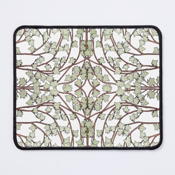 Item preview, Ivy leaves and Vines on Blank Background, Kaleidoscope art pattern designed and sold by HBBArtShop.