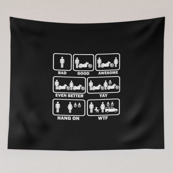 Item preview, Funny Motorbike Husband Wife designed and sold by gasgasna.