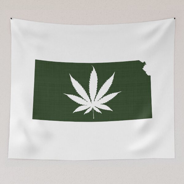 Item preview, Marijuana Leaf Kansas designed and sold by surgedesigns.