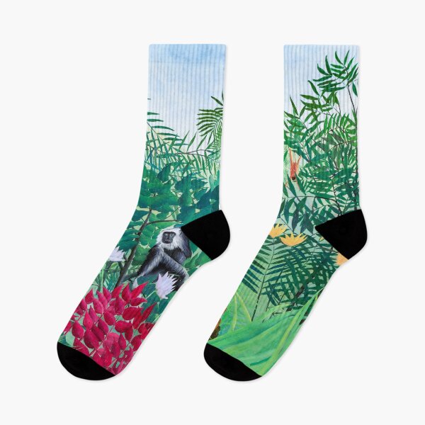 Item preview, Tropical Forest with Apes Snake Animals designed and sold by VintageArchive.
