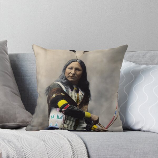 Item preview, Shout At Portrait - Oglala Sioux - Circa 1899 Photochrom designed and sold by warishellstore.