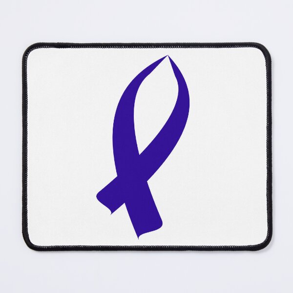 Item preview, Awareness Ribbon (Dark Blue) designed and sold by blakcirclegirl.