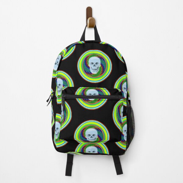Item preview, Circular Tye Dye Skull designed and sold by WoodburyLake.