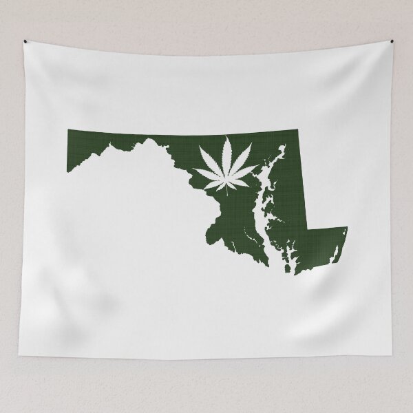 Item preview, Marijuana Leaf Maryland designed and sold by surgedesigns.