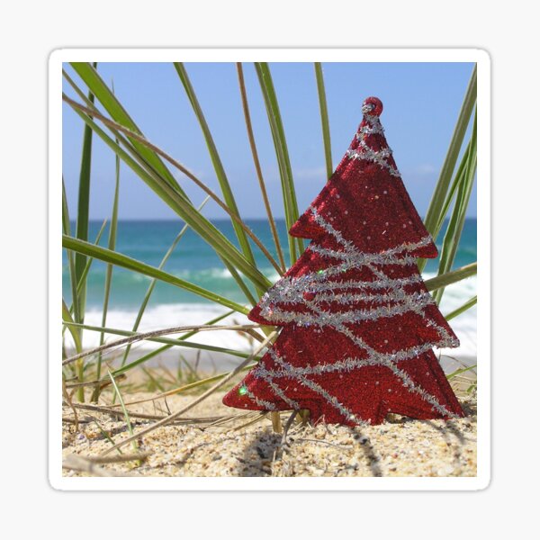 Red Tree Sticker