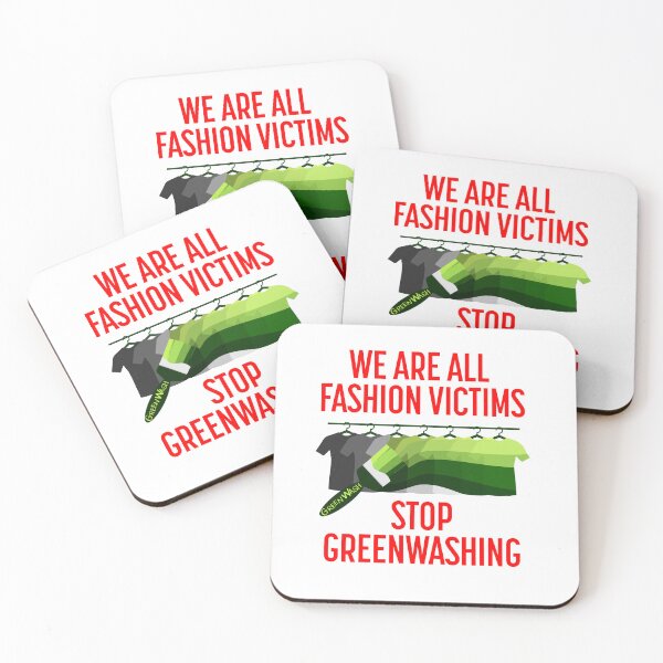 Item preview, fashion victim, greenwashing fashion, stop greenwashing, environmental activism, eco fashion, greenwash designed and sold by Hollyharry.
